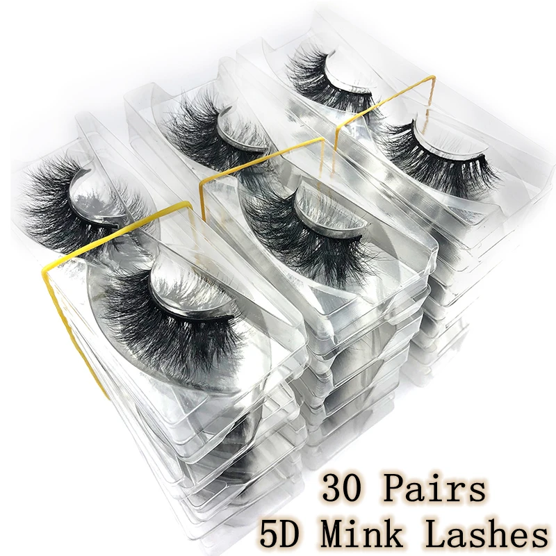 

Rainsin 30 pairs Wholesale 5D Mink Lashes