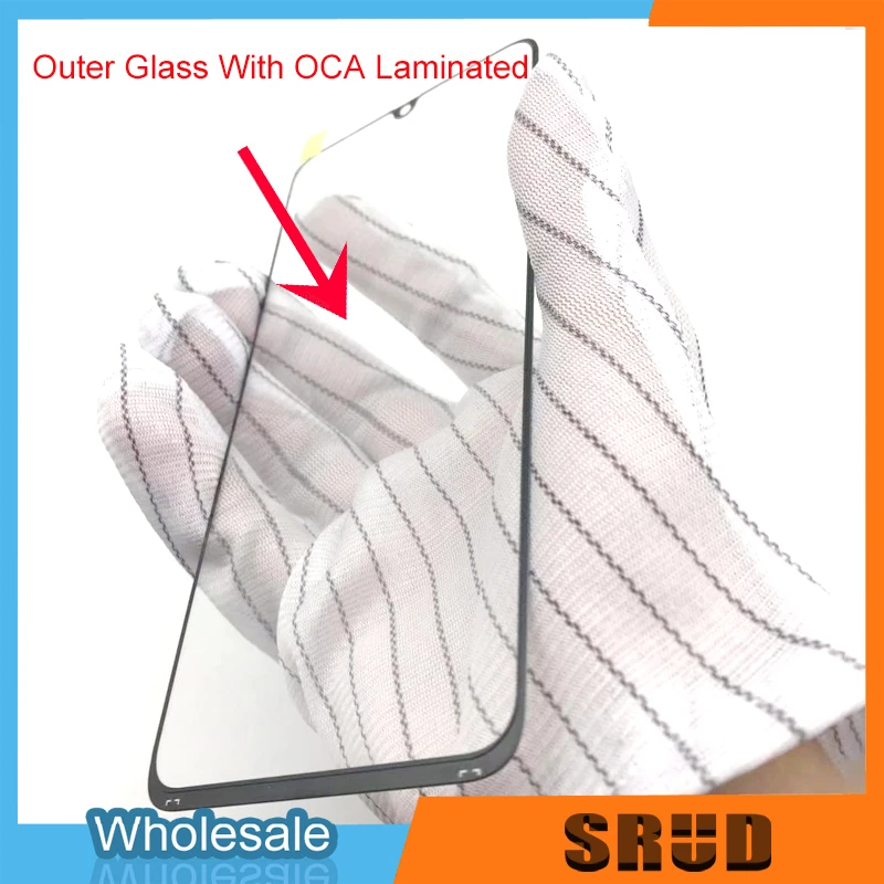 10 шт. ламинированное ОСА переднее внешнее стекло для Alcatel 5052 5099 5026 5039 5053 5060 5034