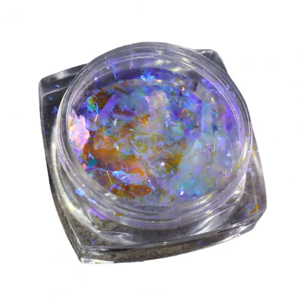 

Easy to Apply Convenient Cellophane Nail Art Decals Gravel for Home Use