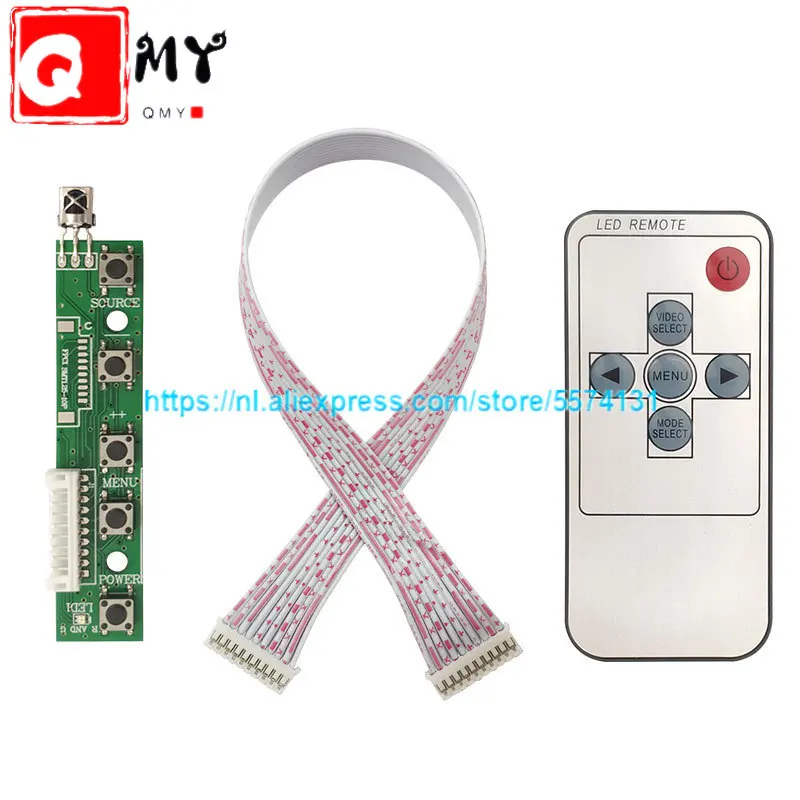 ЖК ttl LVDS плата контроллера HDMI VGA 2AV 50PIN для AT070TN90 92 94 Поддержка автоматически VS-TY2662-V1