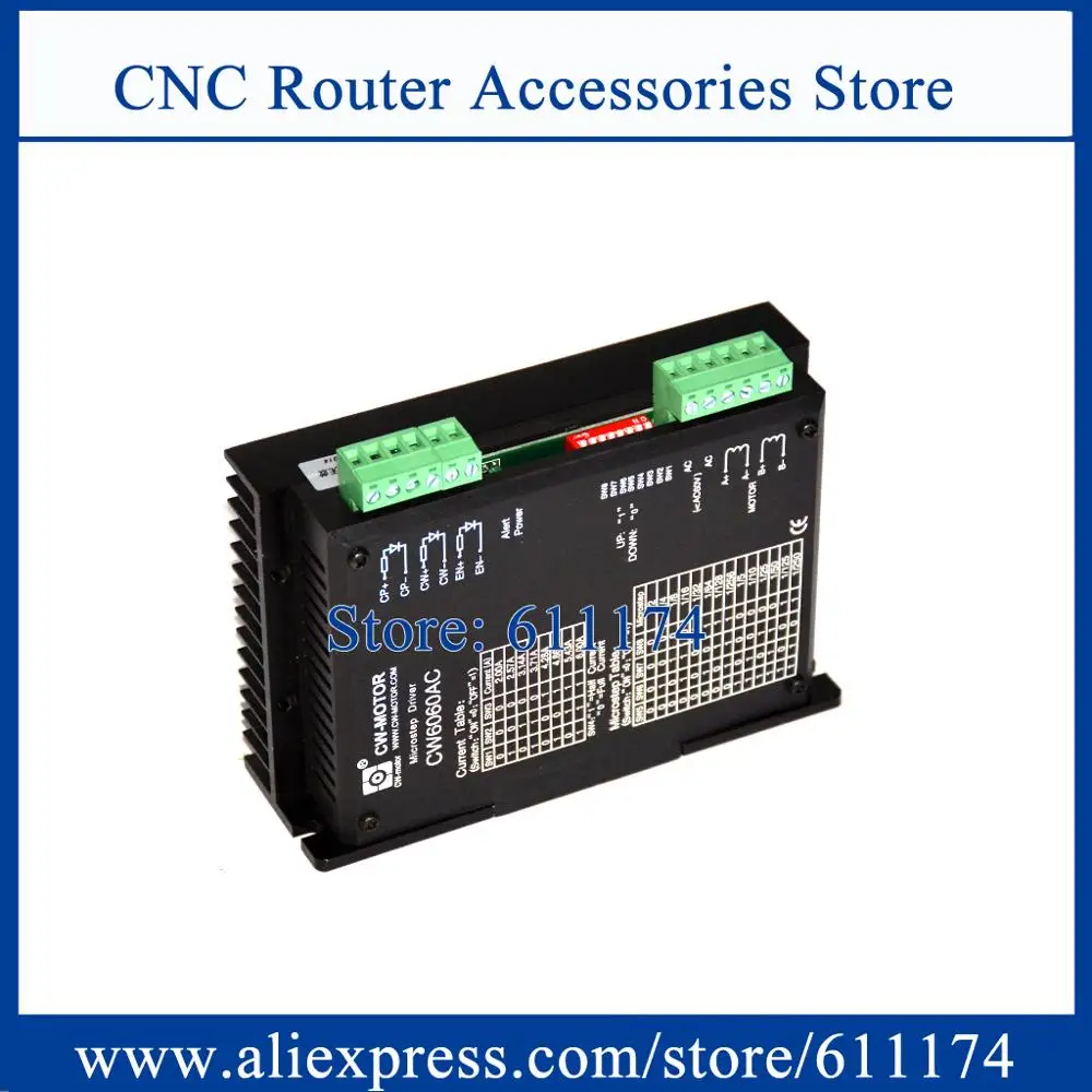 CW6060AC 51200 Импульсный/rev 24 55VAC 2 6A Драйвер шагового двигателя|Драйвер двигателя| |