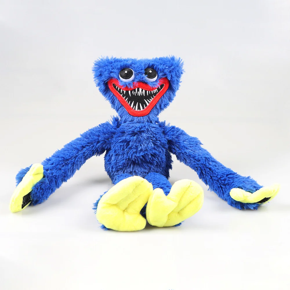 Huggy Wuggy-mu&ntilde;eco de Peluche de amapola para ni&ntilde;os, mu&ntilde;eco de felpa de personajes de juego de terror, juguete de miedo, juguetes suaves para regalo de Navidad-2