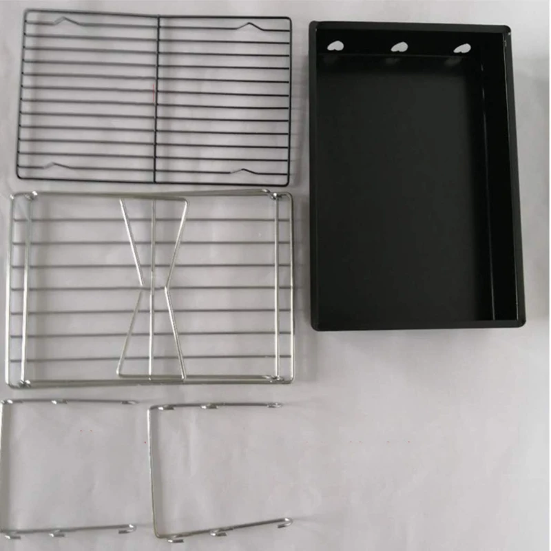 

Portable Foldable Barbecue Charcoal Grill Aluminum Alloy BBQ Tool Kits for Outdoor Cooking Camping Hiking Picnics Backpacking Ou