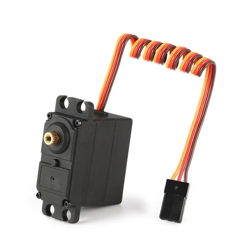 Металлический Шестерни Servo 4 8 6 V 3 провода JR Разъем для 1/12 Feiyue FY 01 02 03 RC автомобиль