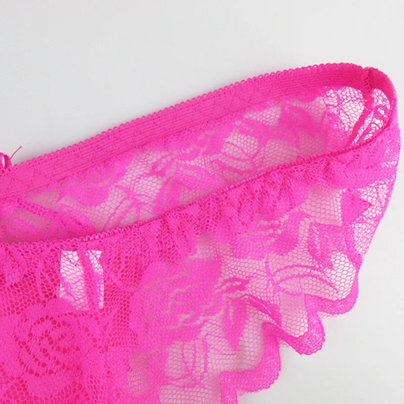 5 шт./лот женское кружевное струны бесшовные трусики стринги сексуальные для