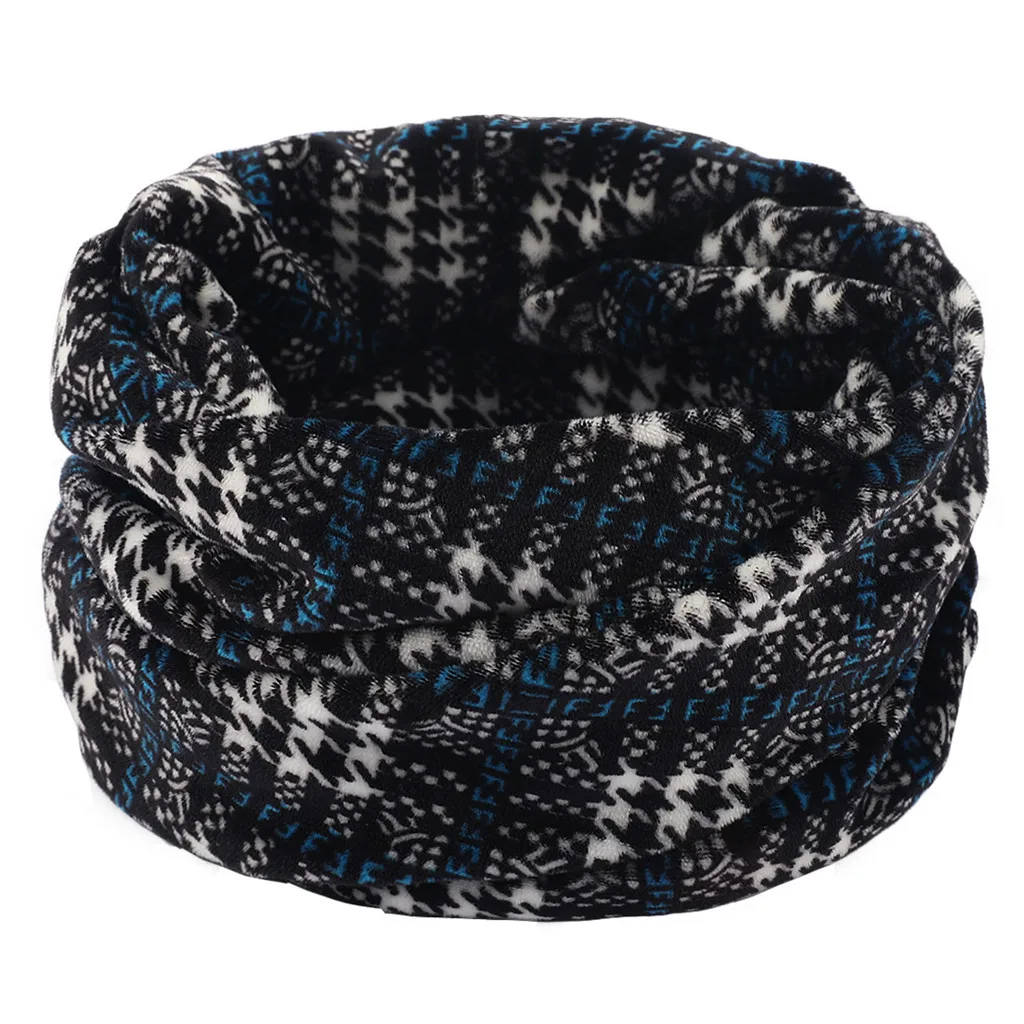 42scarf Шапка и шарф 2019Top Женская двухсекционная однотонная вязаная шапка сохраняющая тепло шейный платок зимняя шапка - Цвет: 42scarf