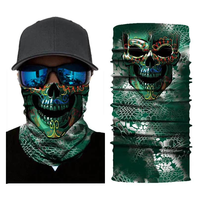 Super Hero Venom Joker Skull 3D Seamless Bandana Motorbike Cycling Half Face Mask Buffs Scarf Women Men Multifunction Neck Warm | Спорт и