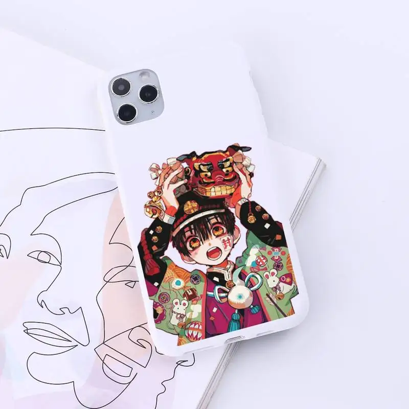 

japan anime Toilet Bound Hanako Kun Phone Case Candy Color for iPhone 6 7 8 11 12 s mini pro X XS XR MAX Plus