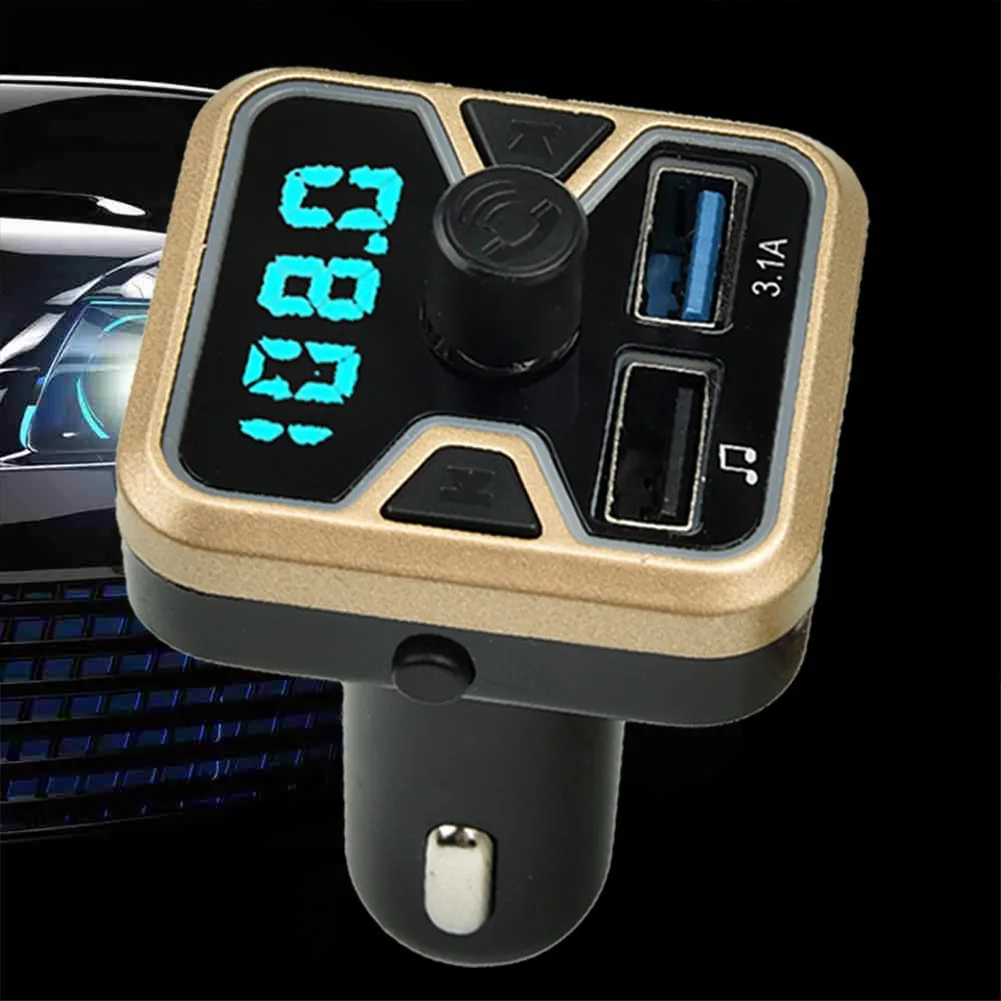 

Built-in Microphone Car Bluetooth Carro Auto Con Pantalla Digital FM Radio Bluetooth