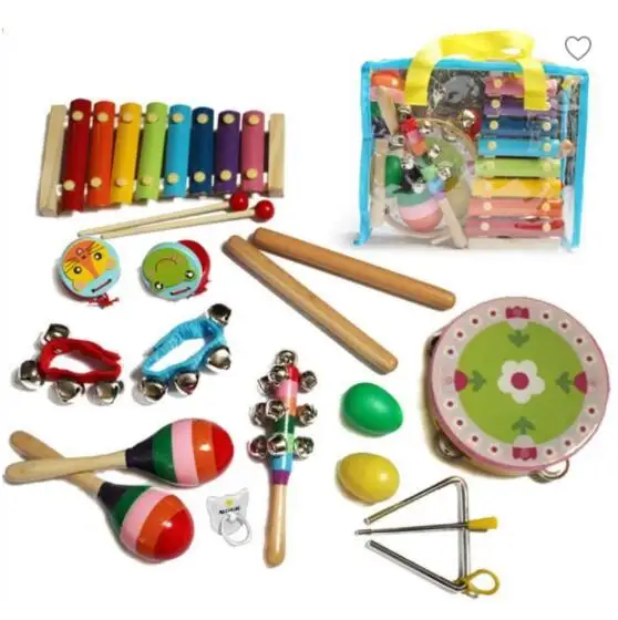 

14 шт. детский музыкальный инструмент, набор игрушек, набор радужного ксилофона, песок, молоток, радуга, строительная игрушка, подарок для дет...