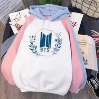 kpop bangtan boys butter hoodie menwomen colorblock casual student sweatshirt unisex streetwear korean style fashion tees tops