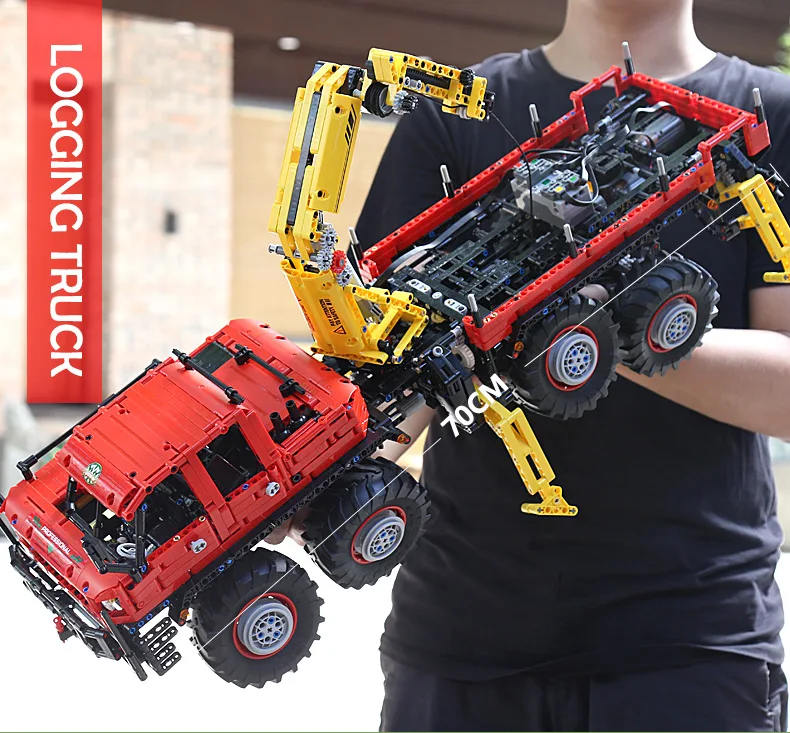 In Stock MOULD KING 13146 Technic Articulated 8×8 Off-road remote control Truck MOC-15805 Building Block Kids Toy Birthday Gifts | Игрушки и