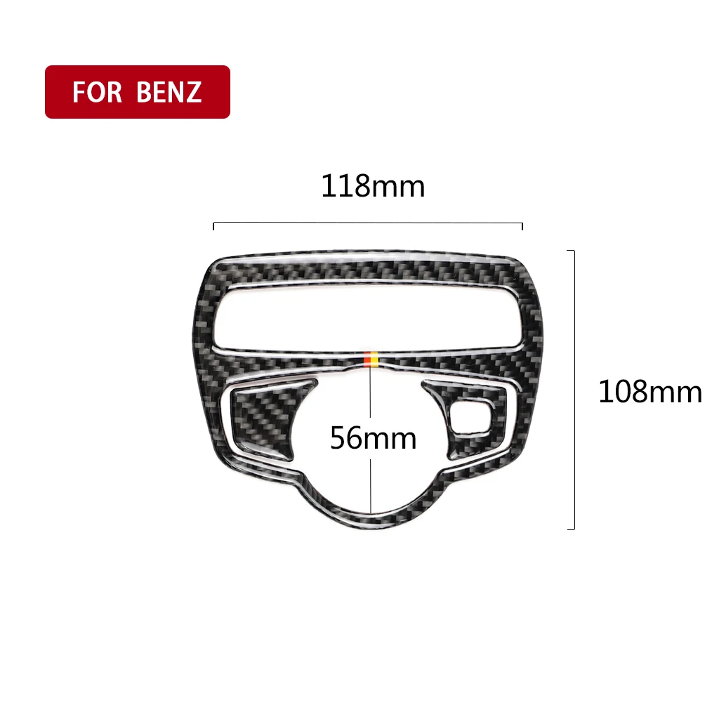 

Car Accessories For Mercedes Benz C Class W205 C180 C200 GLC Headlight Switch Frame Cover Trim Auto Styling Durable Sticker