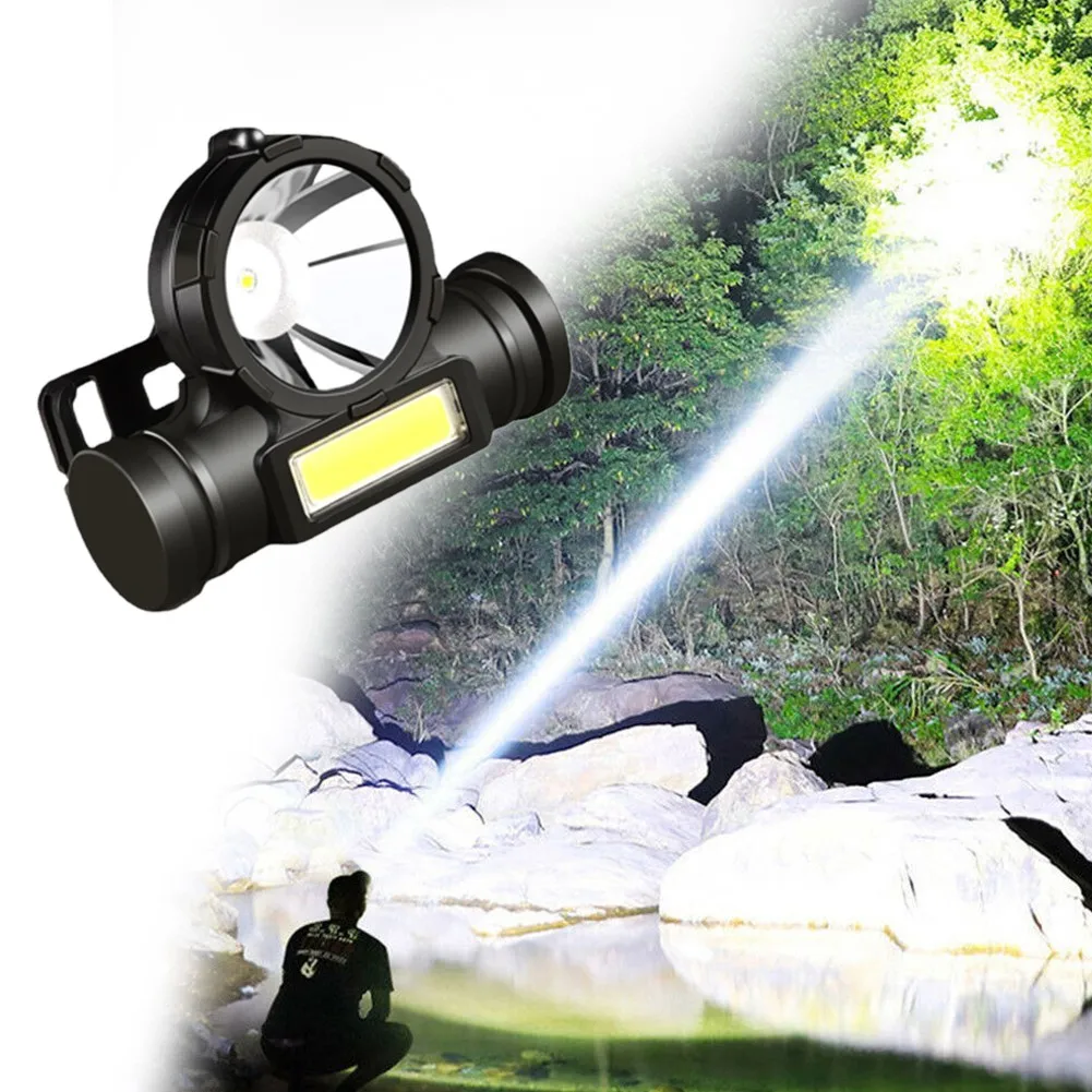 

1pc Headlight Super Bright Head Torch LED COB USB Headlamp Camping 9999999999999999999999999999999999999999999