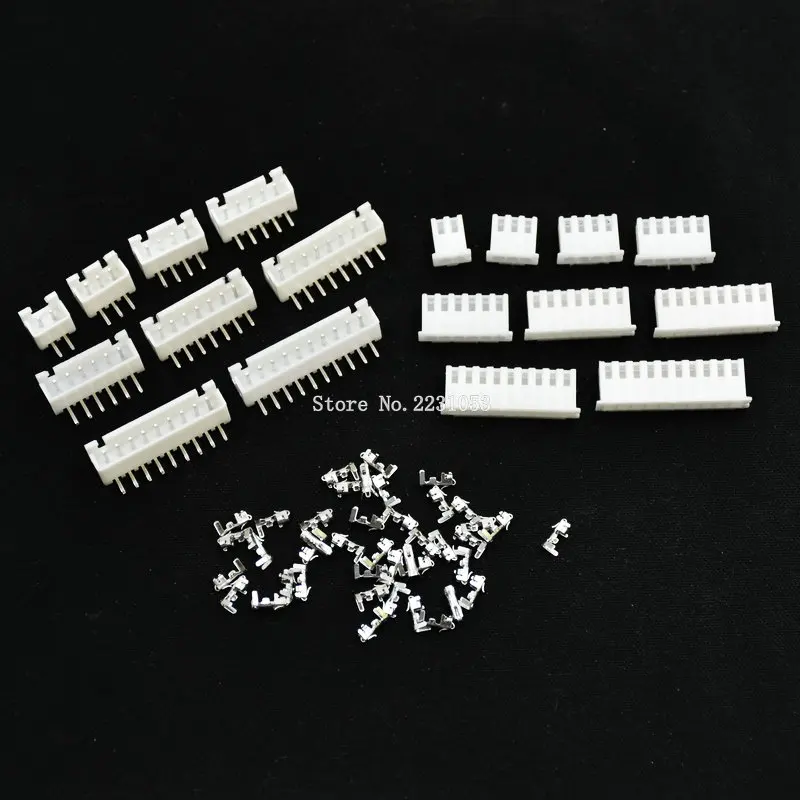 20 комплектов XH2.54 проводной соединитель XH 2 54 мм изогнутый штырьковый коннектор