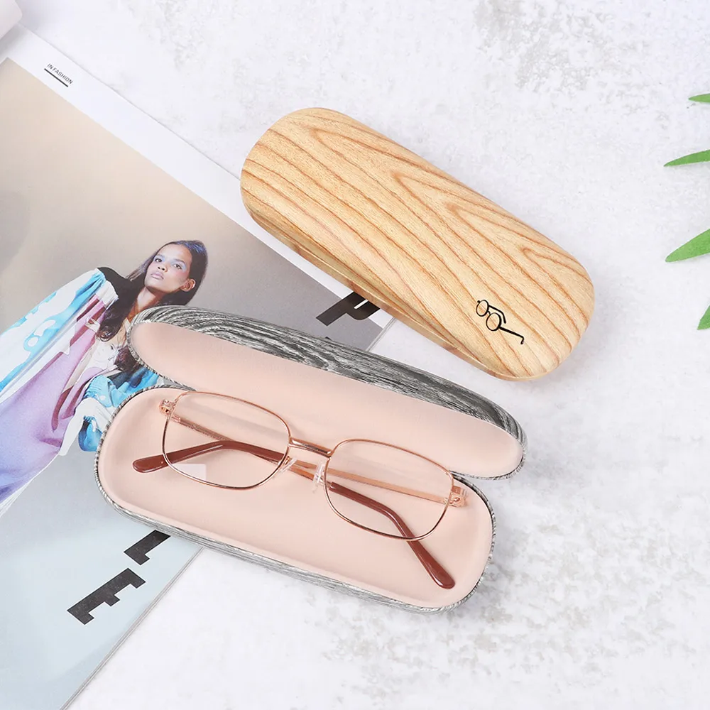 Модные очки с деревянным лицевым покрытием логотипом коробка для женщин и мужчин