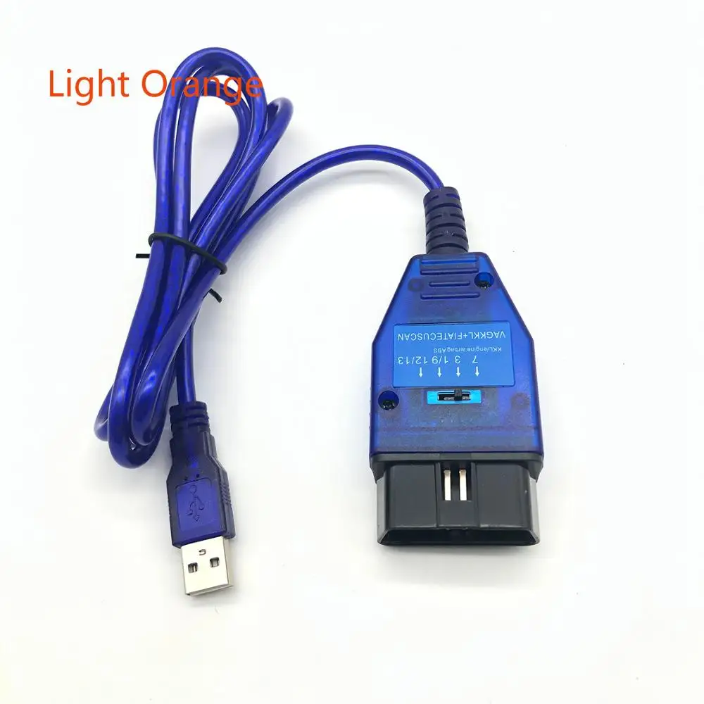 USB-кабель KKL OBD 2 FT232RL Chip VAG-COM 409 1 OBD2 OBDII диагностический сканер для VW Audi Seat Skoda |