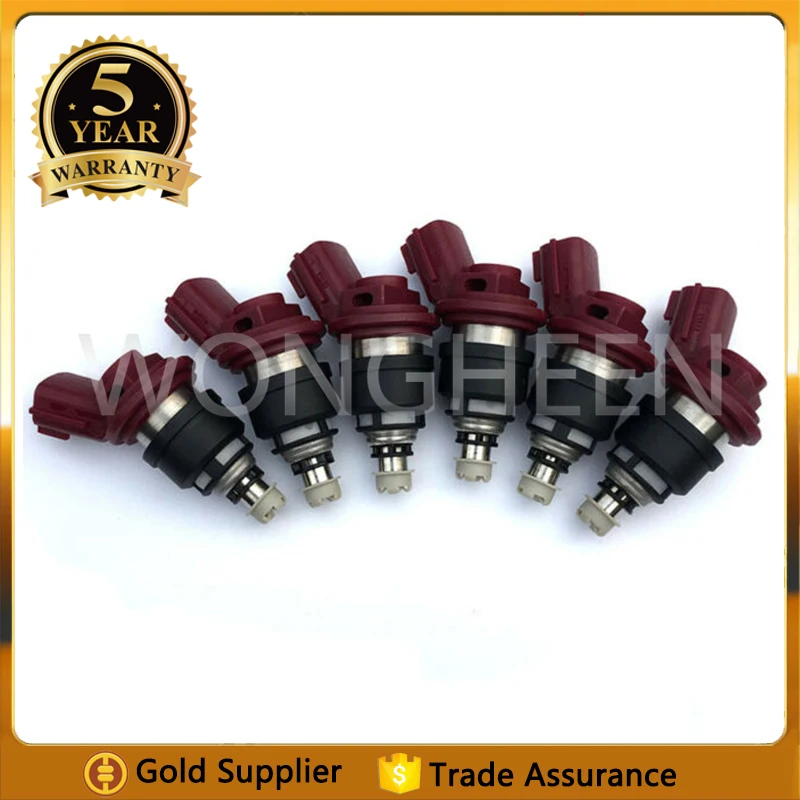 

6 шт., тест потока 740cc, сторона инжектор подачи топлива, 16600-RR544 для Nissan, сменный для Nismo, Silvia, skyline SR20, S13, S14, S15