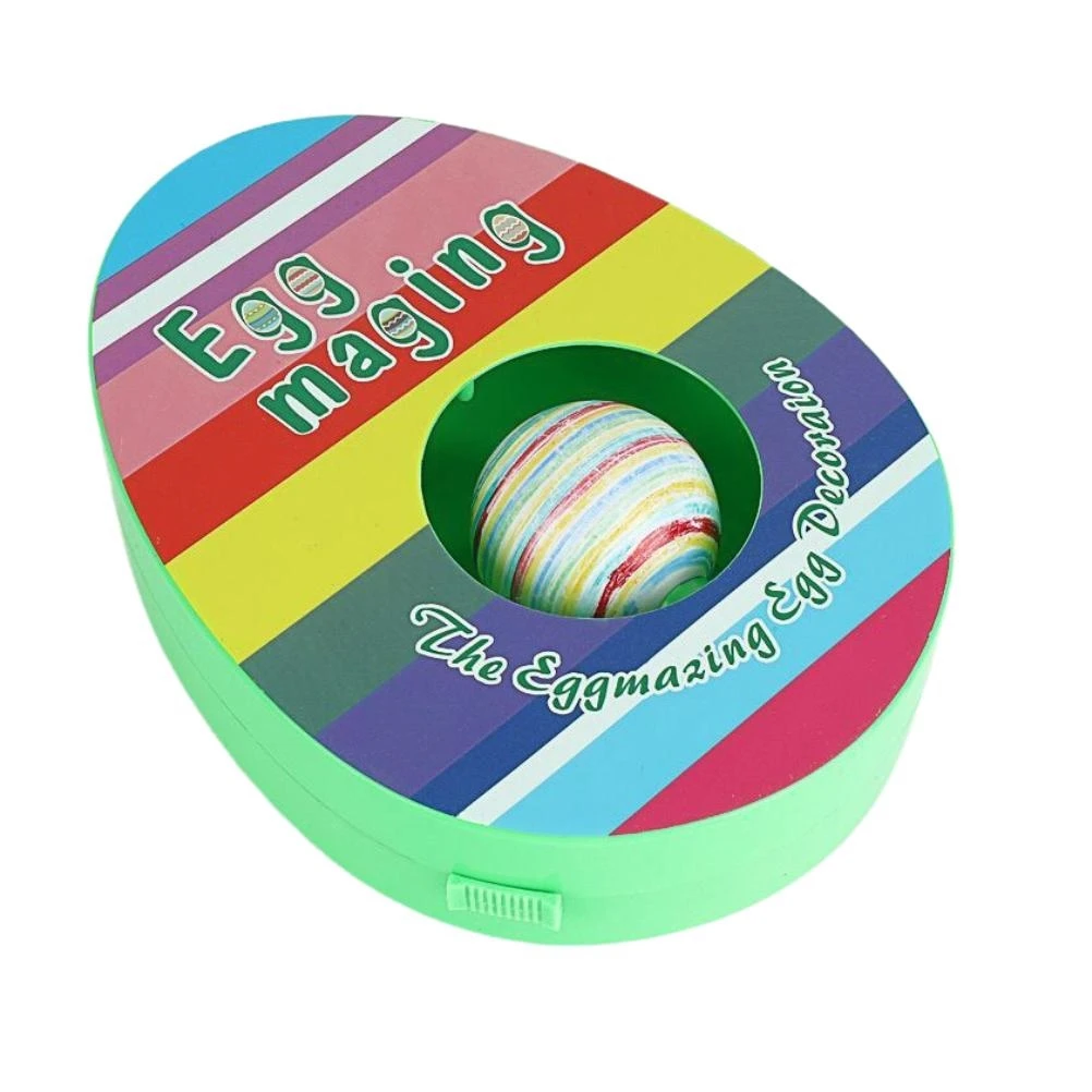 

Easter DIY Egg Decorating Coloring Kit Painted Egg Spinner Machine With Accessories Craft Educational Toy For Children Gift