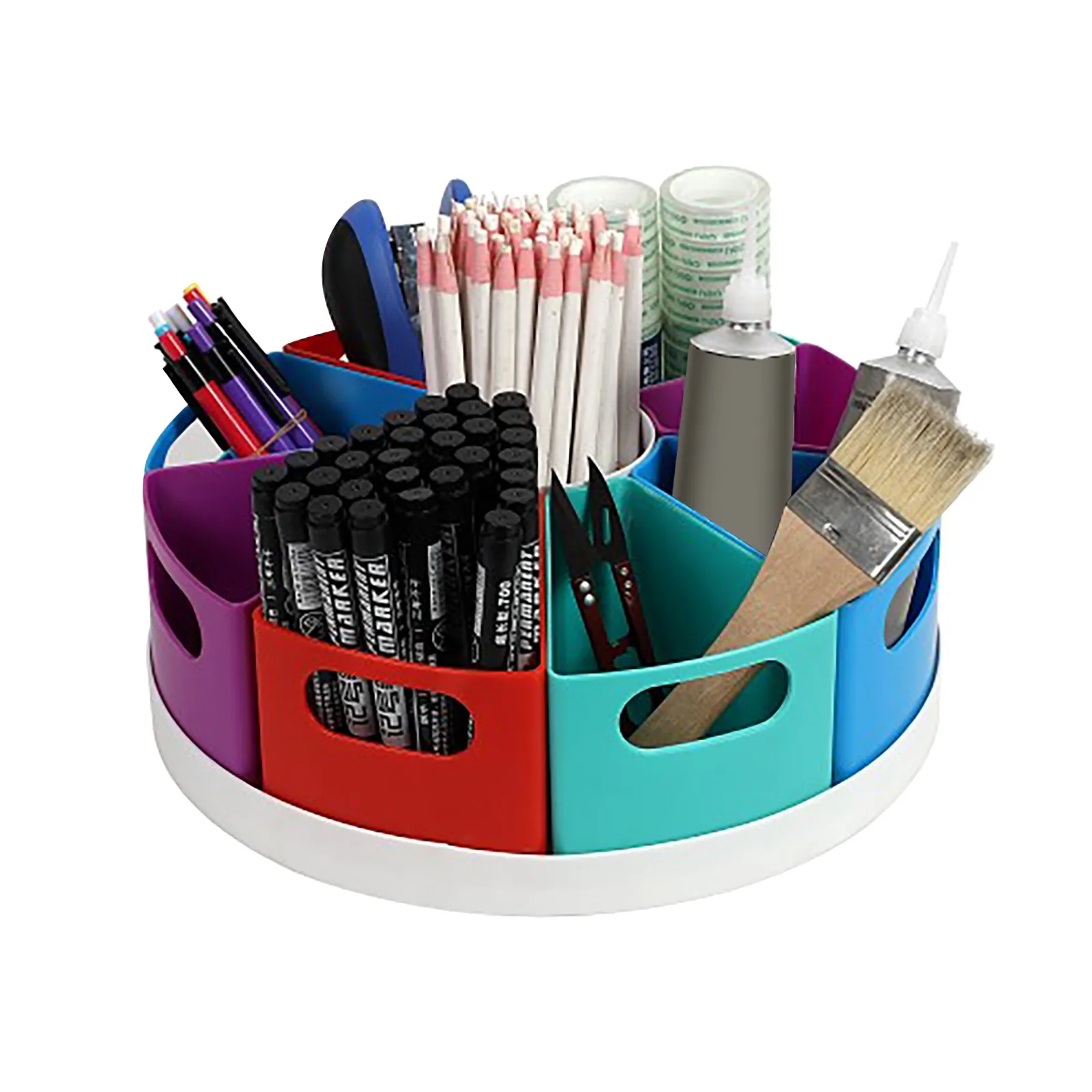 

Ящик для хранения 360, органайзеры для косметики, офисный органайзер, косметичка большой емкости, держатель для хранения ювелирных изделий д...