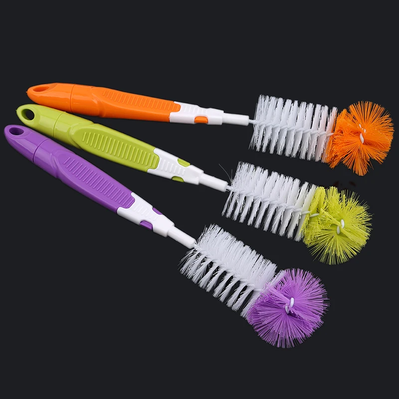 Щетка для бутылки губка пластиковое стекло искусственная Чистка бутылочка