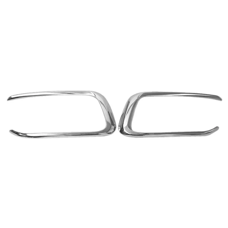 

For Citroen Elysee C-Elysee 2017 ABS Chrome Car front fog lamps lights Cover Trim car styling Accessories 2pcs/set