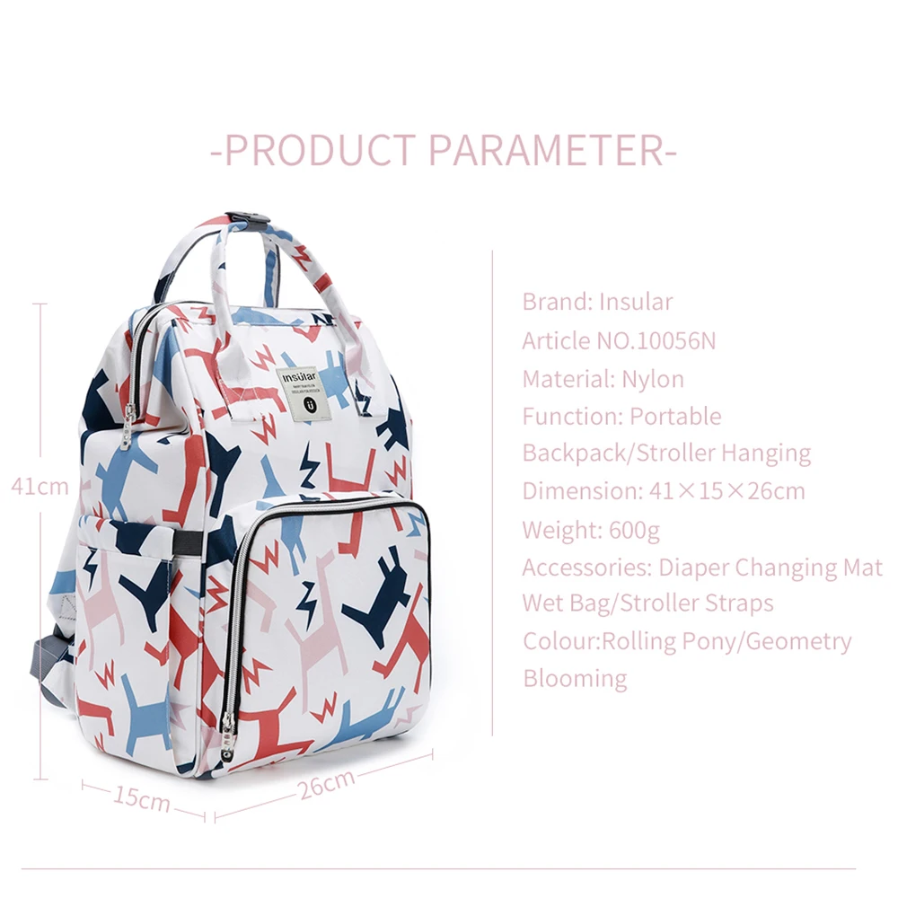 

Baby Diaper Bag Backpack For Moms Waterproof Maternity Nappy Bag For Baby Care Large Capacity Travel Stroller Baby Bag Backpack