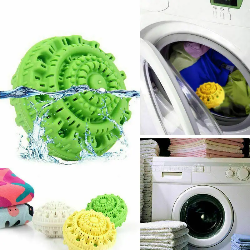 

Eco Magic Laundry Ball Orb No Detergent Washing Wizard Style Washing Machine Practical Laundry Products Random Color