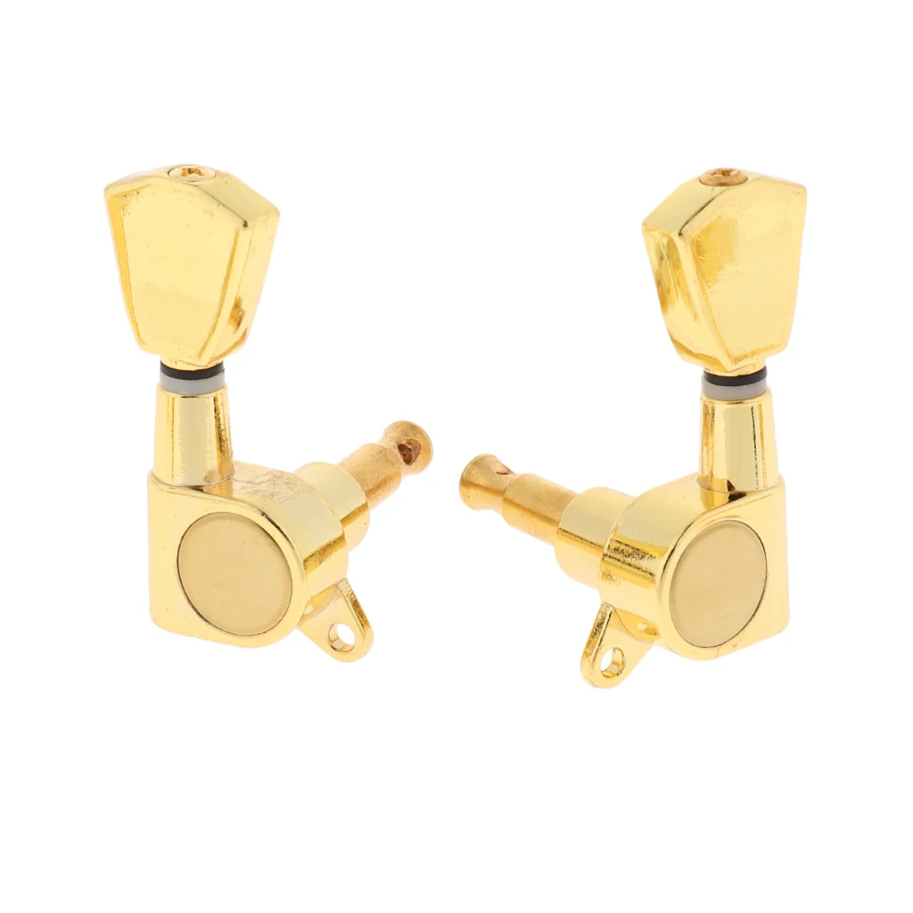 

1 set of 6pcs Golden Guitar Bass Tuner Machine Heads Tuning Pegs