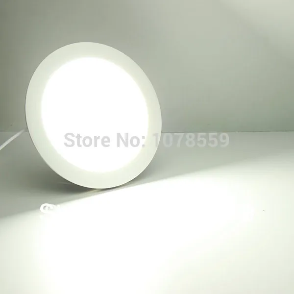 

Free shipping 18W led panel lights Epistar chip 1680lm warm white/white round suspended SMD85-265V
