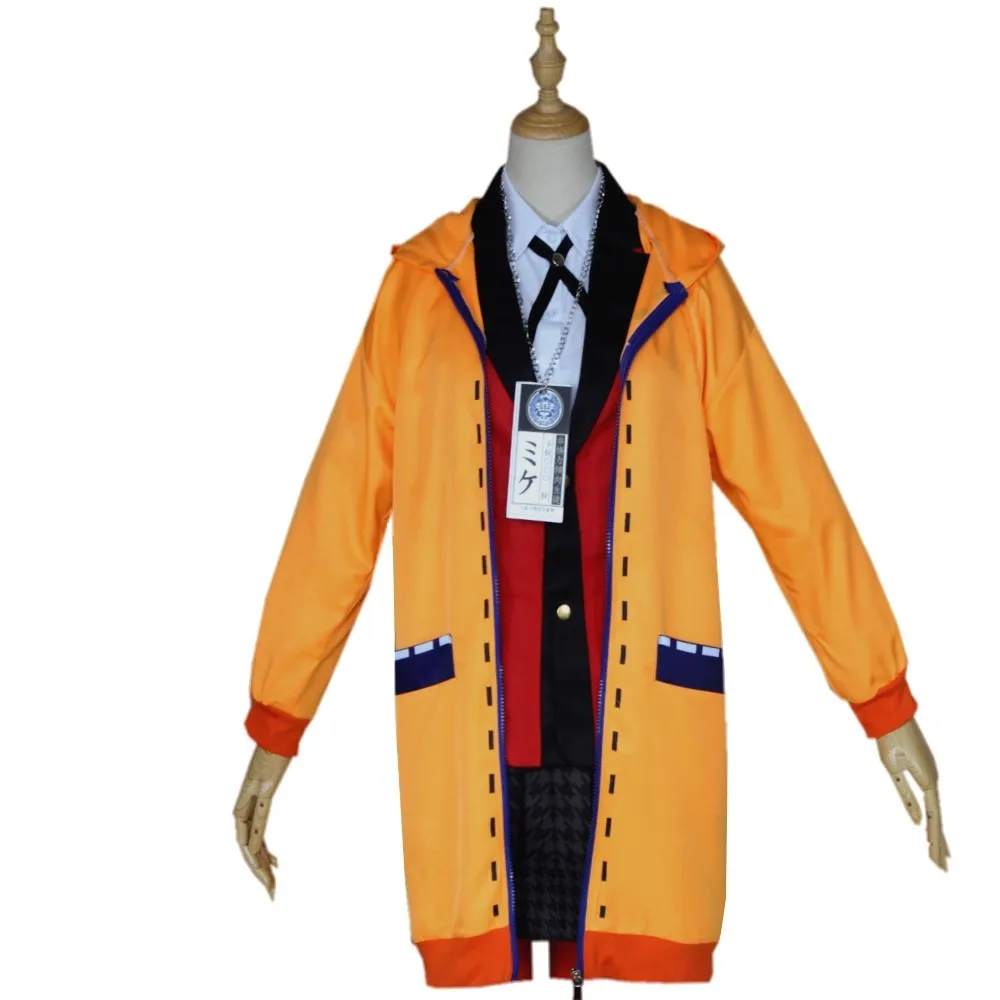 

Star Workshop Anime Kakegurui Compulsive Gambler Runa Yomozuki Jabami Yumeko Cosplay Costume Jacket Skirt For Girls