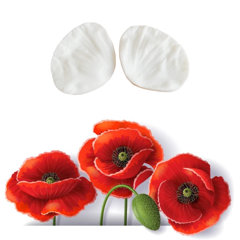 

Small Hoppy Flower Veiners Silicone Mould Cake Decorating Molds Cake Gumpaste Molds Cake Chocolate Tools M2181