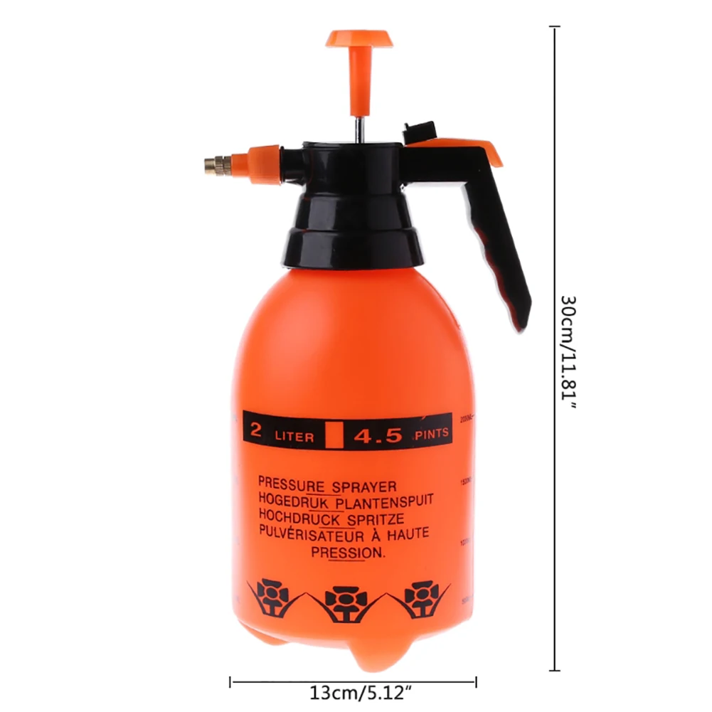

2L Hand Pressure Sprayer Brass Nozzle Pump Type for Garden Irrigation Gardening Tools and Equipment Mist Nozzle