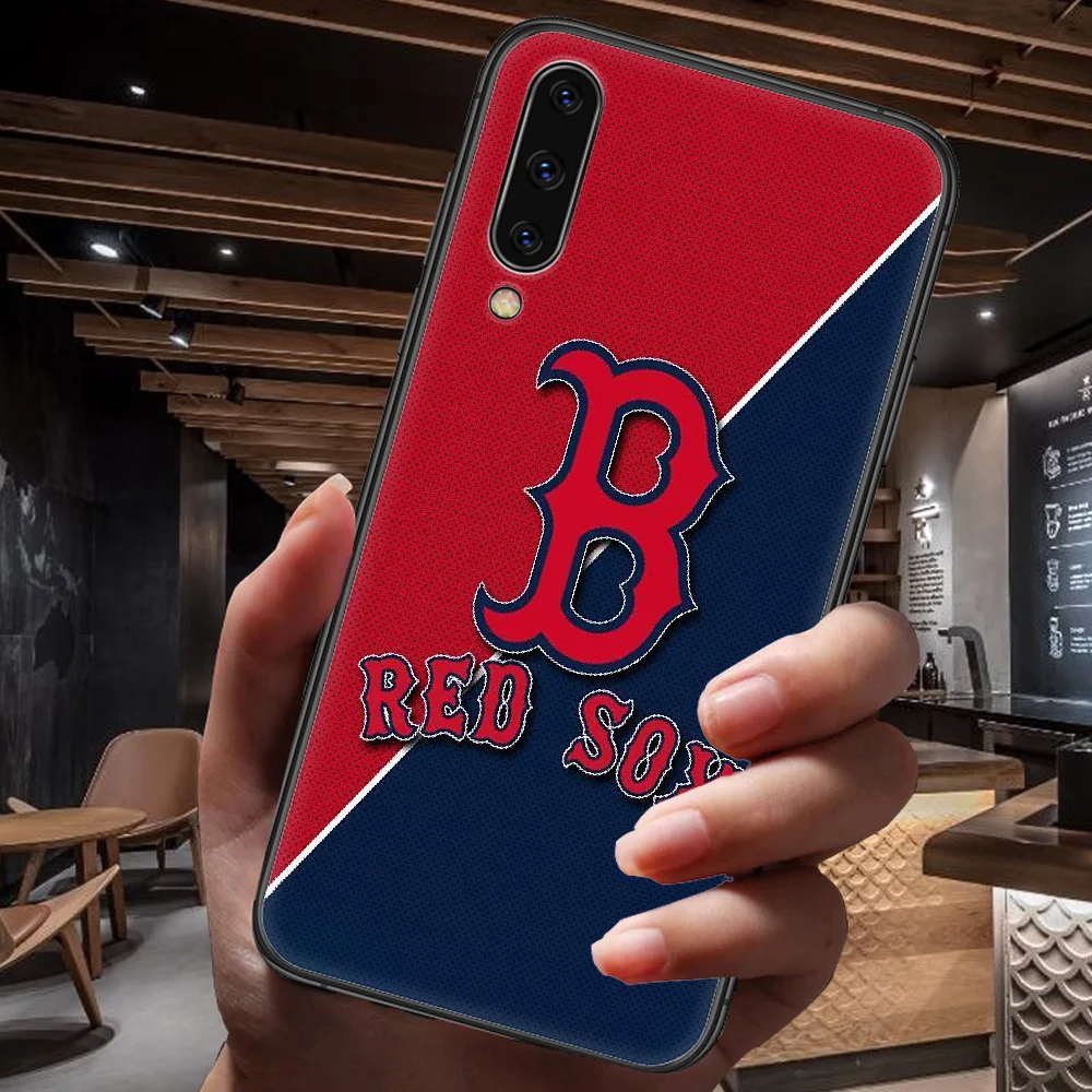 

Red Boston Baseball Sox Phone Case For Samsung Galaxy A 3 5 7 8 10 20 20E 21S 30 30S 40 50 51 70 71 black Cover Trend Back