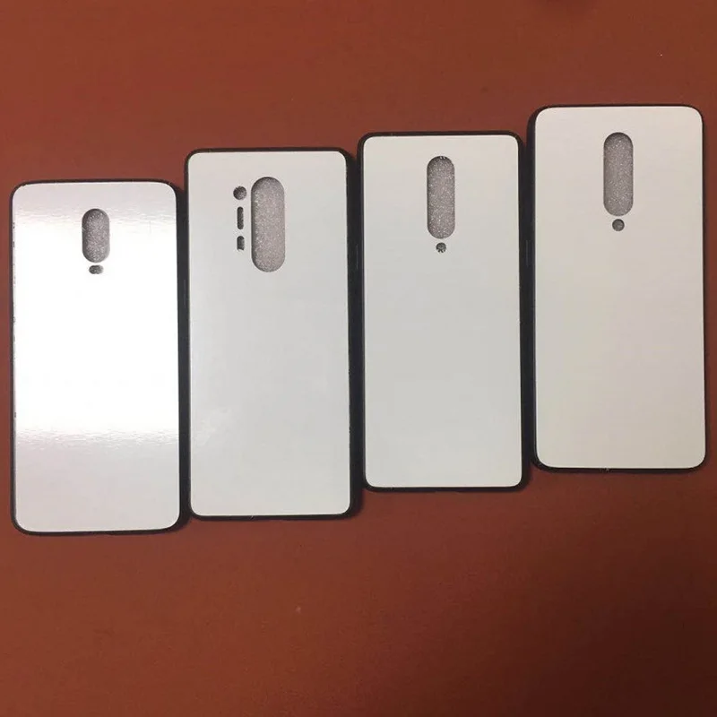10pcs 2D DIY Sublimation Blanks Phone Cases for Oneplus 8 Pro/8T/Oneplus 7 Pro/7T/6T Case Cover Covers+Aluminum Sheets wholesale