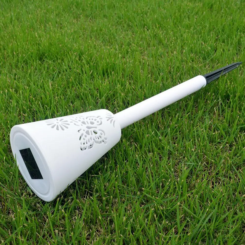 

3 Combination Solar Lawn Lights Amorphous Silicon Solar Abs Decoration Material Panels Garden T6W7