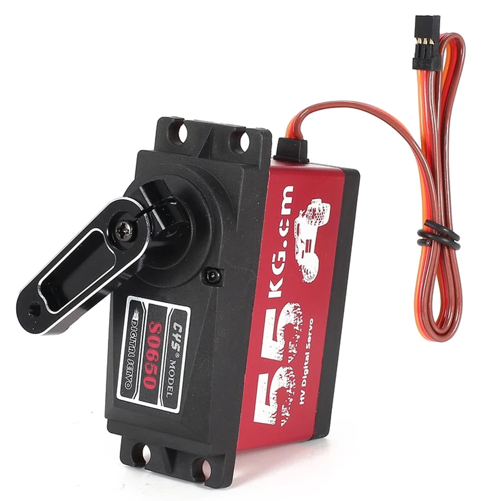 CYS S0650 большой крутящий момент 6 0 7 4 V 55 кг HV металлические Шестерни цифровой