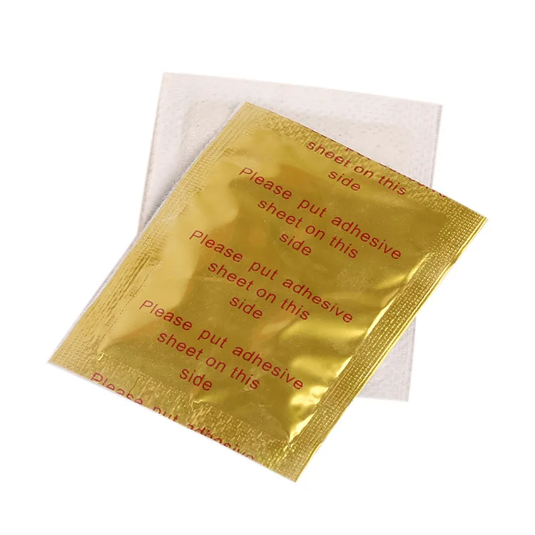 

10pcs Gold Foil Packaging Cleansing Detox Foot Patches Bamboo Detox Foot Pads Promote Sleep Lose Weight Improve Skin Foot Care