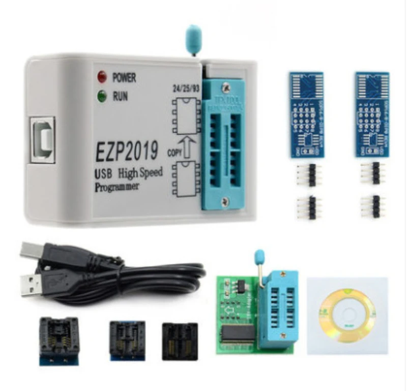 Высокоскоростной программатор SPI EZP2019 флеш-программатор 24/25/93 Bios 25T80 запись