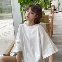 new t shirt womens cotton loose korean summer clothes harajuku ffshion simple versatile students