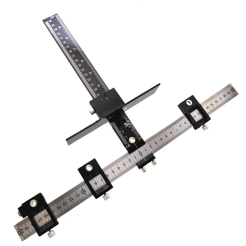 

1 Set Detachable Hole Punch Jig Tool Center Drill Bit Guide Set Sleeve Cabinet Locator Woodworking Tool Wood Drilling