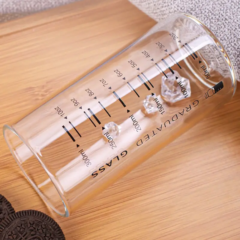 Стакан для молока детский стакан со шкалой стеклянная Бытовая мерная чашка