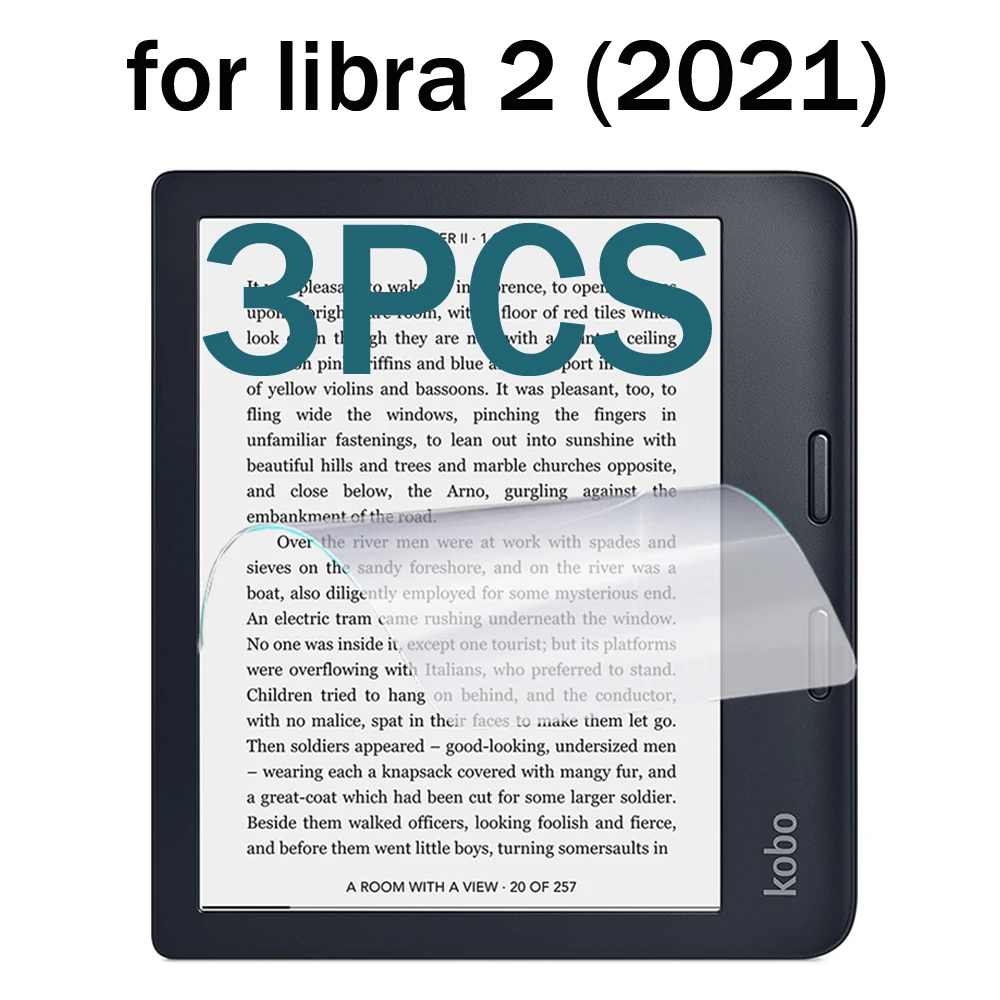 Мягкая защитная ПЭТ-пленка для экрана для Kobo libra 2 2021/Kobo Libra H2O H20 2019 7 'Защитная пленка для электронной книги Мягкая защитная ПЭТ-пленка для экрана для Kobo libra 2 2021/Kobo Libra H2O H20 2019 7 'Защитная пленка для электронной книги