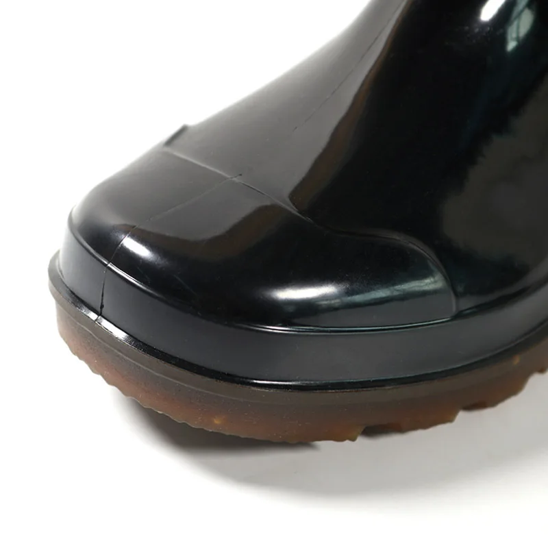 Демисезонные резиновые сапоги в китайском стиле для мужчин и женщин высокие