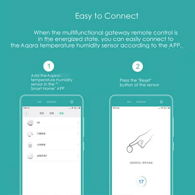 

Aqara Temperature Sensor Smart Air Pressure Humidity Environment Sensor Smart Control Zigbee Connection For Xiaomi Mi Home APP
