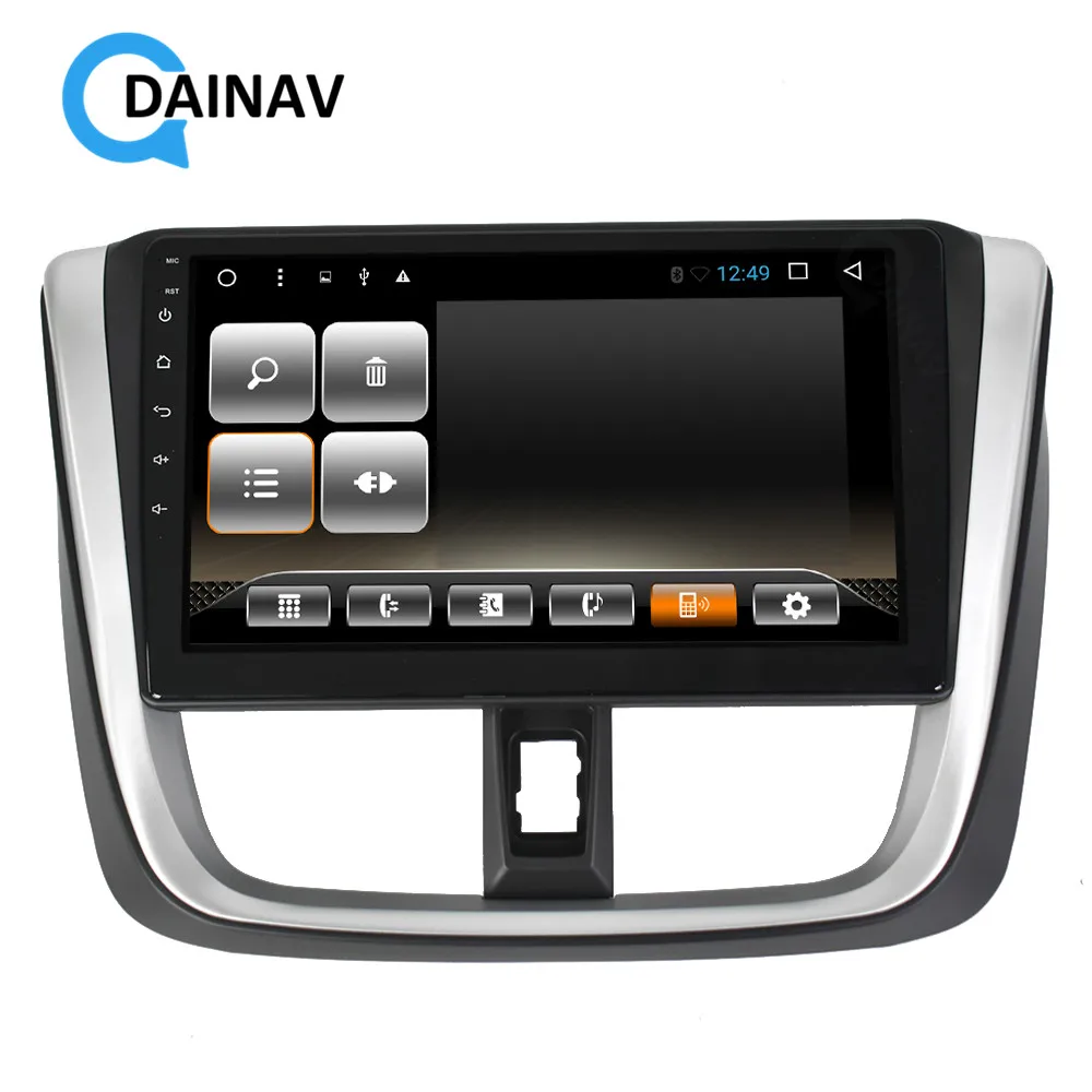 2 DIN Автомобильный мультимедийный плеер автомобильное радио FOR-TOYOTA VIOS YARIS 2017 + Android