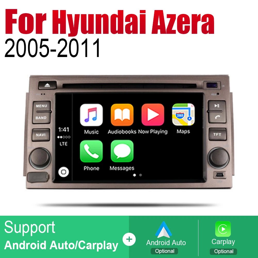 Автомагнитола ZaiXi 2 Din для Hyundai Azera 2005 ~ 2011 GPS навигация BT Wi Fi карта мультимедийная