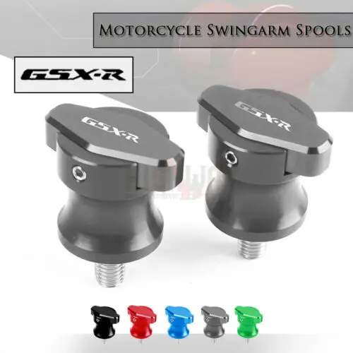 

M8 Motorcycle Accessories CNC Aluminum Frame Stands Screws Sliders Swingarm Spools Slider For Suzuki GSXR600 750 1000 GSXR1300