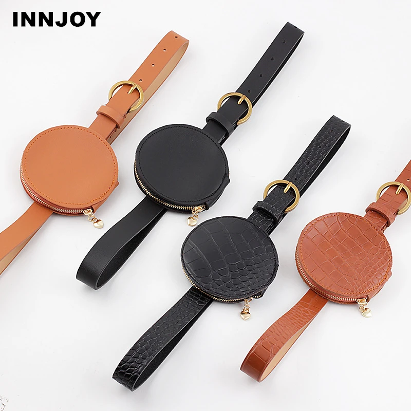 Модные женские поясные сумки однотонные на плечо Женская поясная сумка из