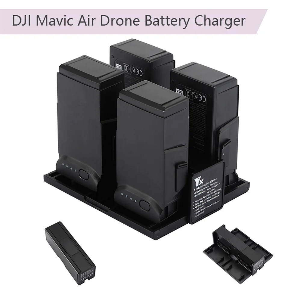 

Быстрое зарядное устройство для DJI Mavic Air, портативная складная зарядная док-станция, умное зарядное устройство, док-станция, аксессуары